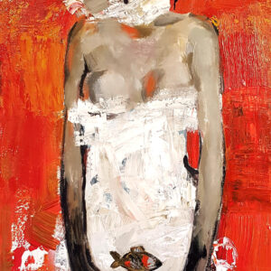 Tablou abstract in acrilic de Lidia Zadeh. Lucrare originala.